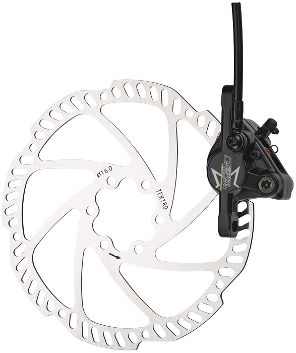 Tárcsafék TEKTRO ORION hátsó 160 mm rotor fekete