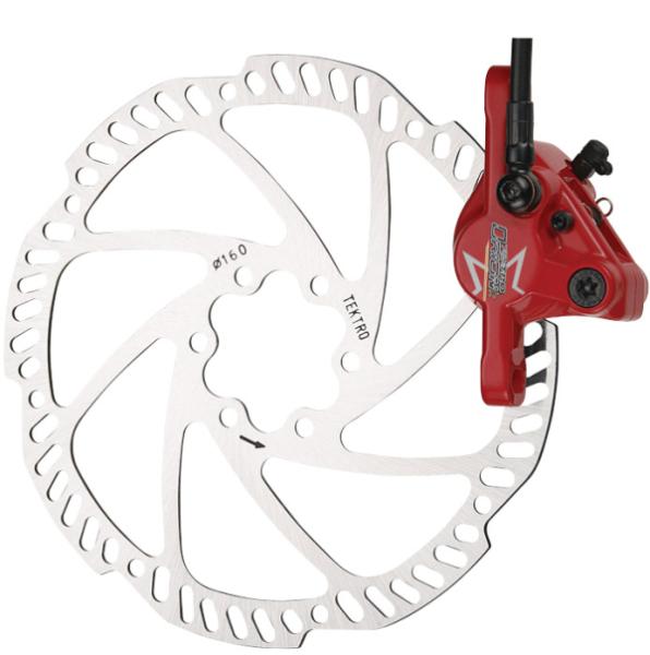 Tárcsafék TEKTRO ORION hátsó 160 mm rotor fekete — 3