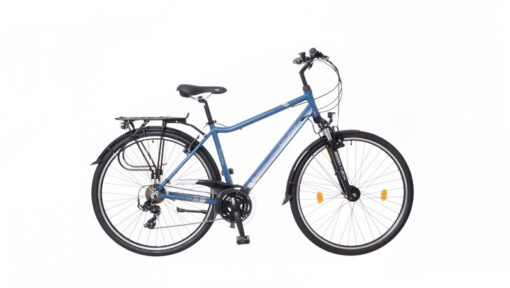 KERÉKPÁR NEUZER RAVENNA 100 FÉRFI MATT KÉK/SZÜRKE 19" TREKKING