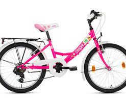 KERÉKPÁR CSEPEL FLÓRA 20" NEONPINK   6 SEBESSÉGES VIRÁGOS ÚJ MODELL!