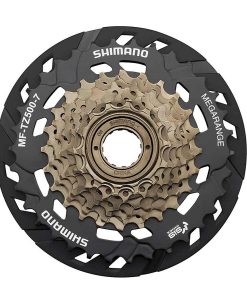 LÁNCKERÉKSOR MENETES SHIMANO MF-TZ500/7 KÜLLŐVÉDŐ TÁRCSÁVAL 14-34