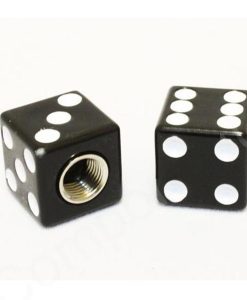 Szelepsapka dobókocka AUTÓS SZELEPRE  fekete