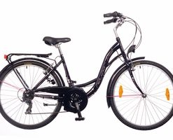 NEUZER VENEZIA 30 NŐI VÁROSI KERÉKPÁR FEKETE-KORALL