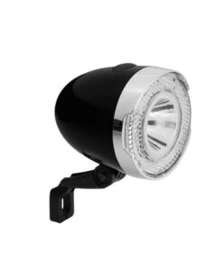 LÁMPA ELSÖ LMS 0,5 W LED KICSI RETRO + TARTÓ  FEKETE CSEPEL