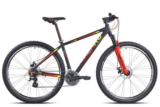 KERÉKPÁR TORPADO T720(T730) ICARO  29" FEKETE/PIROS 50 CM HIDRAULIKUS TÁRCSAFÉKKEL SHIMANO ACERA
