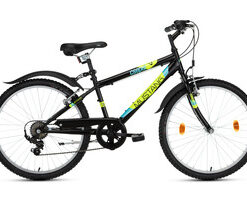 KERÉKPÁR GYERMEK CSEPEL MUSTANG 24" 6 sebességes FEKETE ÚJ MODELL!