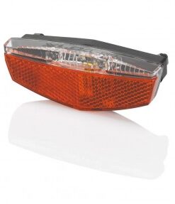 Lámpa hátsó, prizma, LED, csomagtartóra, állítható, akku USB CL-R19