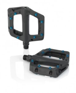 Pedál platform fekete/kék, ipari csapágyas, CroMo tengely PD-M23