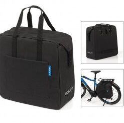 Táska, bevásárlótáska, fekete, 34x36x15cm, 18,5 l BA-S89