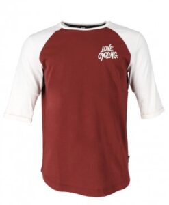 Póló XLC raglán 3/4 ujjas bio pamut pir/feh.M JE-C21