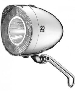 Lámpa elemes elso, Retro LED, króm, 20 LUX, kapcsoló