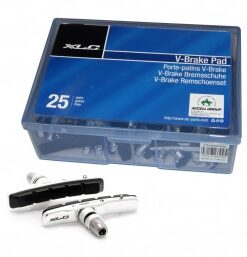 Fékbetét V-fék 72 mm cserélheto 25 pár fekete