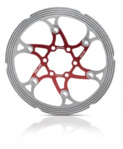 Féktárcsa piros/ezüst 180 mm BR-X59