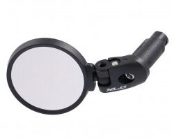 Visszapillantó tükör kormányvégbe, 62 mm, törésbiztos nemesacél üveg, MR-K17