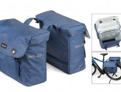 Táska, dupla, Luxus, vízbiztos szigetelés, kék, 32x34x15cm, 33l BA-S88