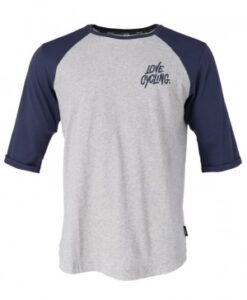 Póló XLC raglán 3/4 ujjas bio pamut szü/kék M JE-C21