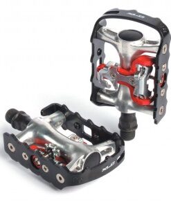 Pedál spd egyoldalas piros-fekete PD-S01