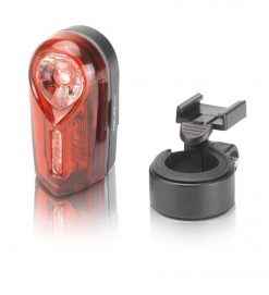 Lámpa Nesso hátsó, ny.csore, 0,12 Watt LED, AAA (nem tartozék) töltöttségjelzos, CL-R15