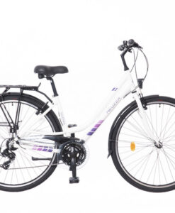 KERÉKPÁR NEUZER Ravenna 50 NŐI  fehér/lila matt 19"  TREKING