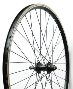 Kerék hátsó 26" DW-duplafalú, QR -gyorszáras fekete