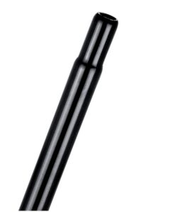 Nyeregcső 25,4x300mm acél feke