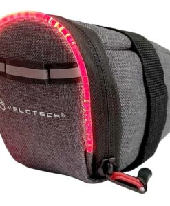 Velotech nyeregtáska világítós