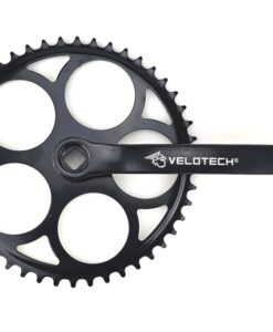 HAJTÓMŰ VELOTECH 46T acél fekete 170mm