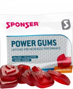 SPONSER POWER GUMS GUMICUKOR, VEGYES GYÜMÖLCS 75G