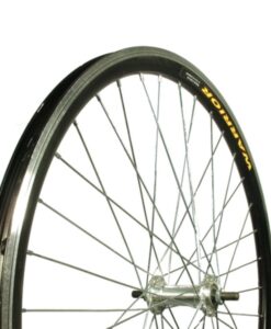 KERÉK 26-OS ELSŐ DUPLAFALÚ WARRIOR FEKETE FELNI MENETES ALU. AGY EZÜST