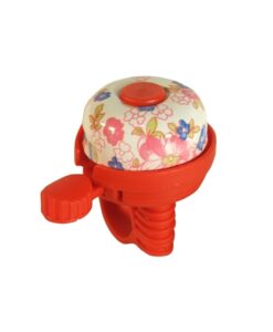 CSENGŐ VIRÁGOS PIROS 35MM ACÉL/MŰANYAG