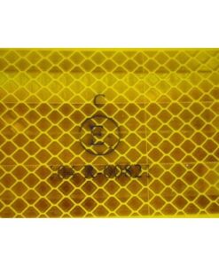 REFLECTIVE TAPE 3M MIKRÓPRIZMÁS FÉNYVISSZAVERŐ RAGASZTÓSZALAG (100MM X 53,5 MM SZÉLES) SÁRGA