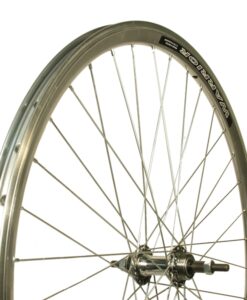 KERÉK 622-ES 28" HÁTSÓ DUPLAFALÚ WARRIOR EZÜST FELNI MENETES ACÉL AGY EZÜST