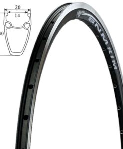 Felni SNM Road 36H fekete CNC