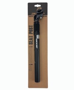 Nyeregcső ZOOM rugós 1 csavaros 27,2 FEKETE