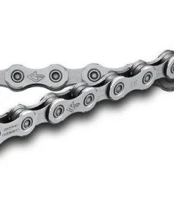 LÁNC Shimano Deore CN-LG500 Linkglide kerékpár lánc, 9s, 10s, 11s, 126 szem, patentszemmel, szürke