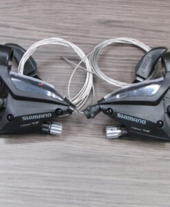 FÉKVÁLTÓKAR PÁRBAN SHIMANO ALTUS ST-EF500 3x8 EZ-FIRE FEKETE 2 UJJAS V-FÉKKARRAL